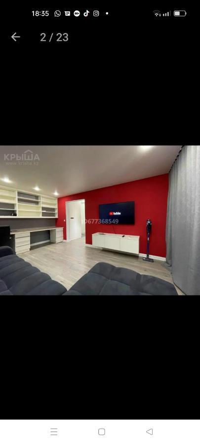 Двухкомнатная Квартира В Самом Центре Актобе Bagian luar foto